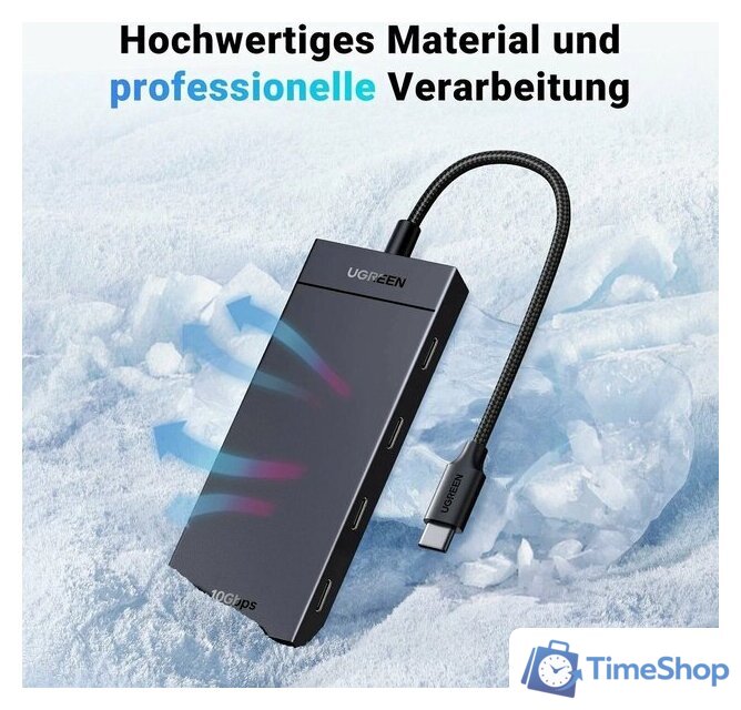 USB-хаб Ugreen CM806 35584 - Изображение №8 — Интернет-магазин Time-Shop