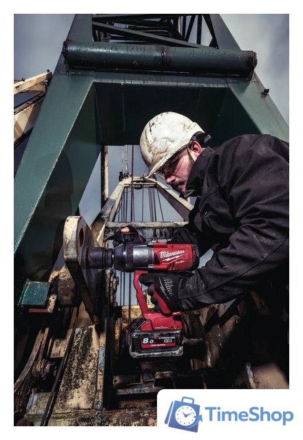 Гайковерт Milwaukee M18 ONEFHIWF1-802X 4933499254 (с 2-мя АКБ, кейс) - Изображение №15 — Интернет-магазин Time-Shop