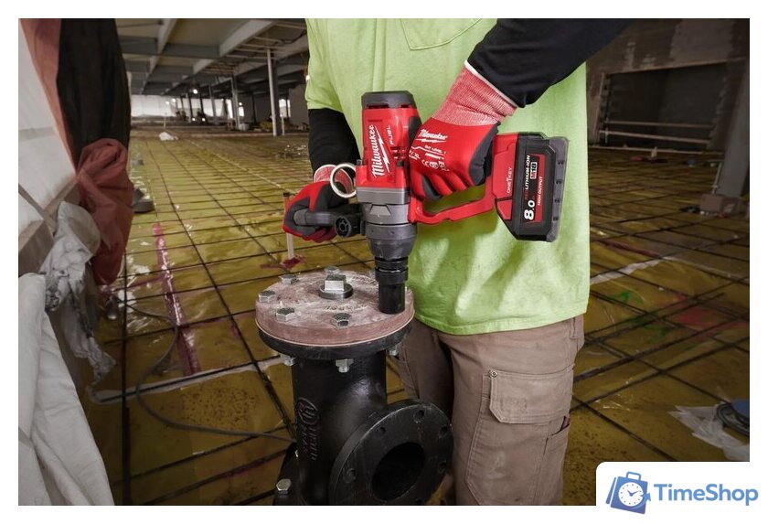 Гайковерт Milwaukee M18 ONEFHIWF1-802X 4933499254 (с 2-мя АКБ, кейс) - Изображение №10 — Интернет-магазин Time-Shop