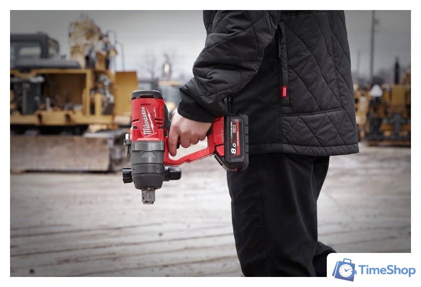 Гайковерт Milwaukee M18 ONEFHIWF1-802X 4933499254 (с 2-мя АКБ, кейс) - Изображение №8 — Интернет-магазин Time-Shop