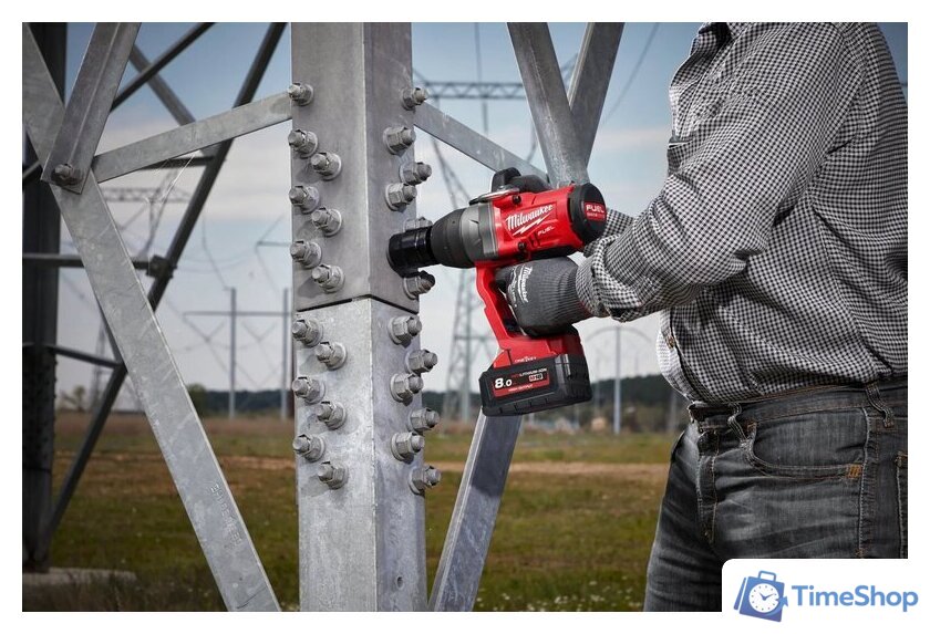 Гайковерт Milwaukee M18 ONEFHIWF1-802X 4933499254 (с 2-мя АКБ, кейс) - Изображение №13 — Интернет-магазин Time-Shop