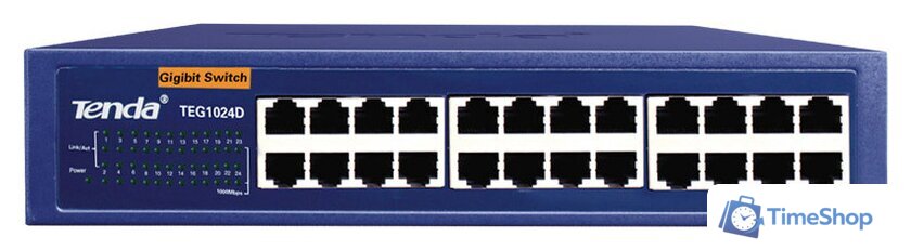 Неуправляемый коммутатор Tenda TEG1024D - Изображение №1 — Интернет-магазин Time-Shop