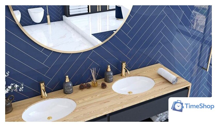 Умывальник Rea Nel (белый) - Изображение №3 — Интернет-магазин Time-Shop