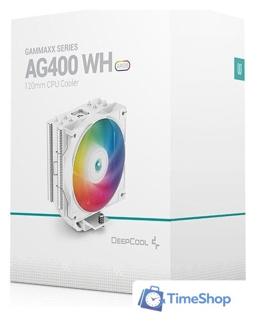 Кулер для процессора DeepCool AG400 WH ARGB R-AG400-WHANMC-G-2 - Изображение №10 — Интернет-магазин Time-Shop