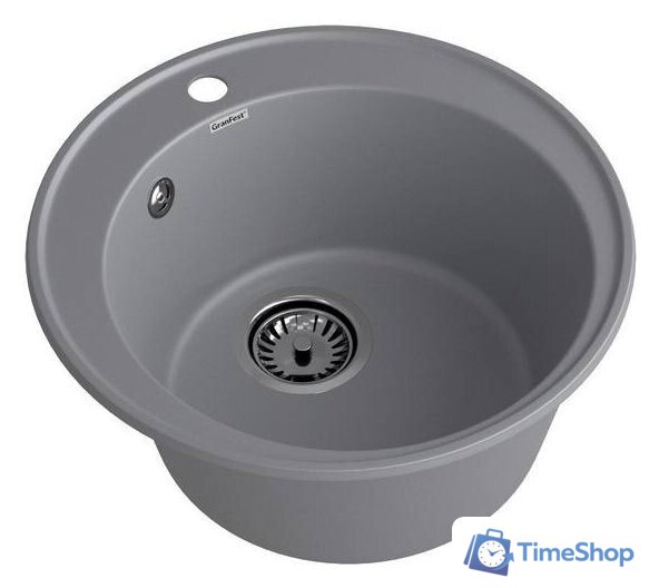 Кухонная мойка GranFest QUARZ Z-08 (темно-серый) - Изображение №1 — Интернет-магазин Time-Shop