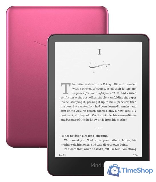 Электронная книга Amazon Kindle Paperwhite Signature Edition 2024 32GB (малиновый) - Изображение №1 — Интернет-магазин Time-Shop