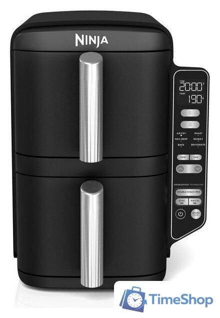 Аэрогриль (аэрофритюрница) Ninja Foodi Double Stack SL300UK - Изображение №6 — Интернет-магазин Time-Shop