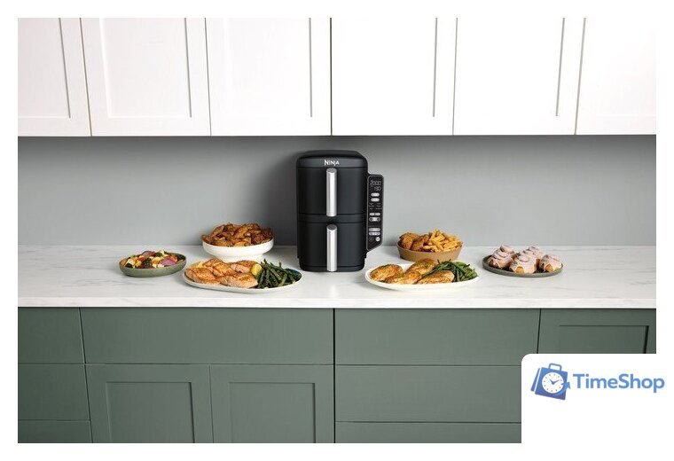 Аэрогриль (аэрофритюрница) Ninja Foodi Double Stack SL300UK - Изображение №11 — Интернет-магазин Time-Shop