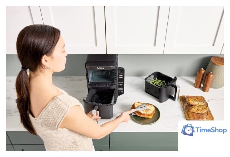 Аэрогриль (аэрофритюрница) Ninja Foodi Double Stack SL300UK - Изображение №12 — Интернет-магазин Time-Shop
