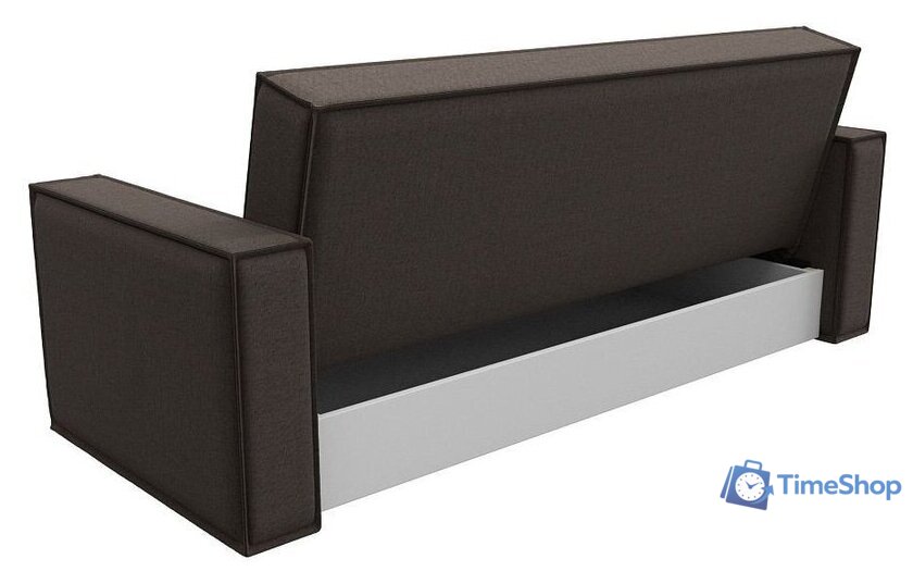 Диван Лига диванов Куба книжка 122058 (рогожка амур коричневый) - Изображение №7 — Интернет-магазин Time-Shop