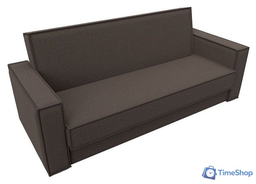 Диван Лига диванов Куба книжка 122058 (рогожка амур коричневый) - Изображение №3 — Интернет-магазин Time-Shop