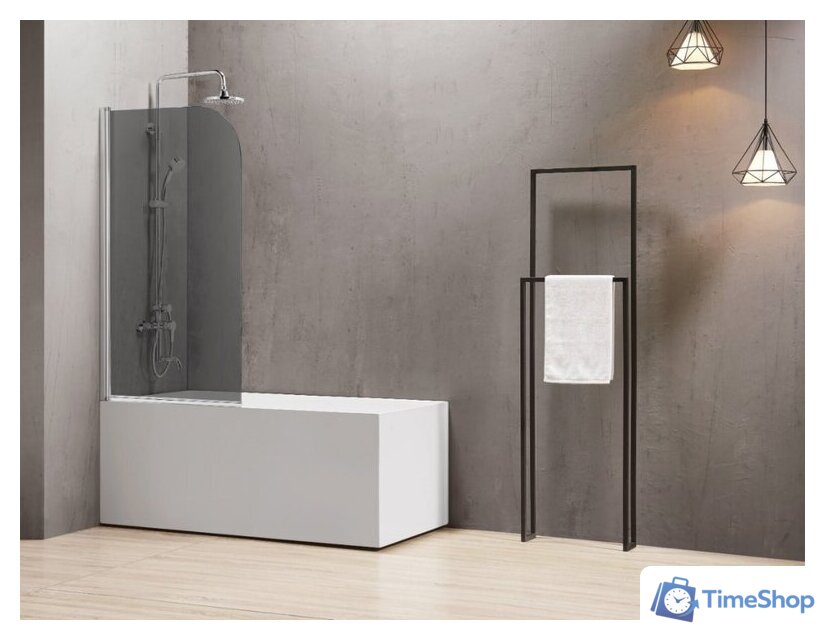 Стеклянная шторка для ванны Adema NFA-621 (тонированное стекло) - Изображение №1 — Интернет-магазин Time-Shop