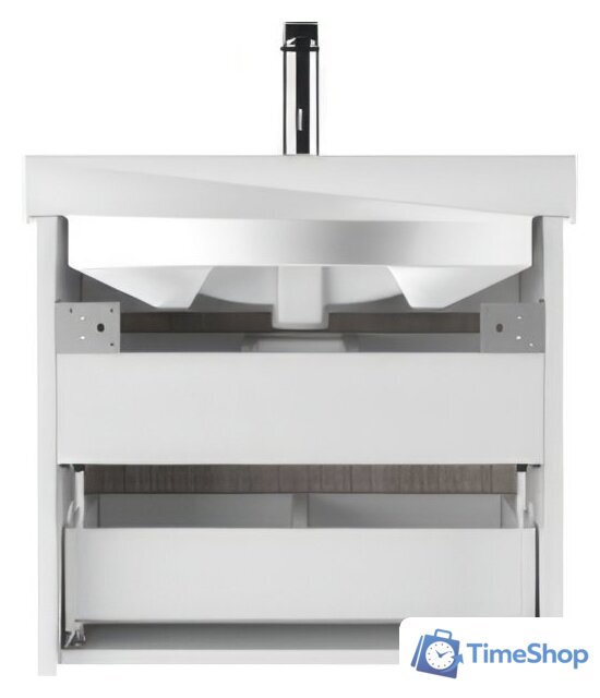  Домино Тумба под умывальник Fest 60 Uno подвесная с двумя ящиками В2 - Изображение №4 — Интернет-магазин Time-Shop