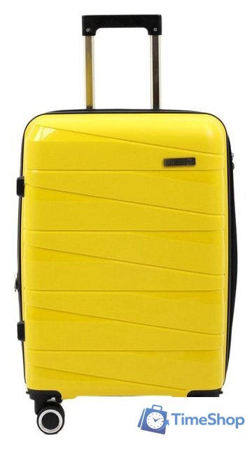 Чемодан-спиннер Pride РР-201 (L, желтый) - Изображение №1 — Интернет-магазин Time-Shop