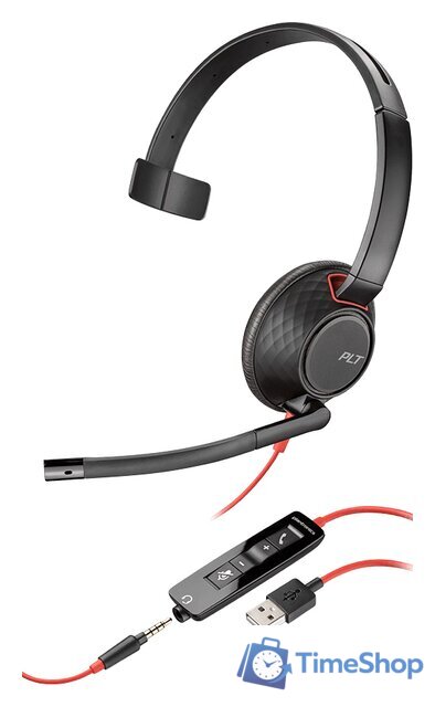 Офисная гарнитура Plantronics Blackwire C5210 USB - Изображение №1 — Интернет-магазин Time-Shop