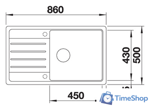 Кухонная мойка Blanco Legra XL 6 S (кофе) - Изображение №2 — Интернет-магазин Time-Shop