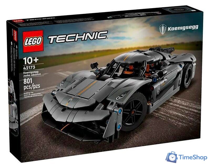 Конструктор LEGO Technic Koenigsegg Jesko Absolut Grey Hypercar 42173 - Изображение №1 — Интернет-магазин Time-Shop