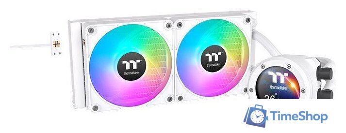 Система жидкостного охлаждения для процессора Thermaltake TH240 V2 Ultra EX ARGB Snow Edition CL-W425-PL12SW-A - Изображение №1 — Интернет-магазин Time-Shop