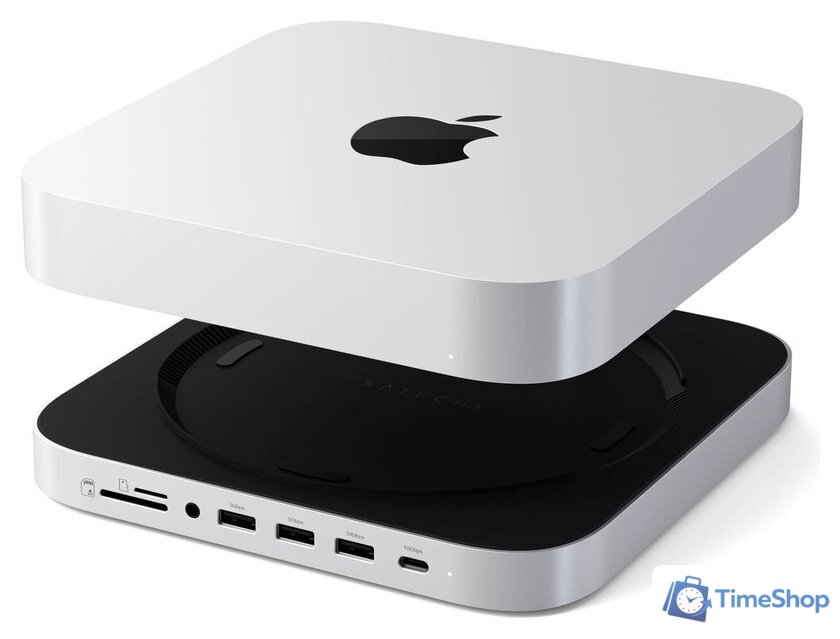 Док-станция Satechi Stand & Hub For Mac Mini / Studio With NVMe SSD Enclosure ST-GMMSHS - Изображение №5 — Интернет-магазин Time-Shop