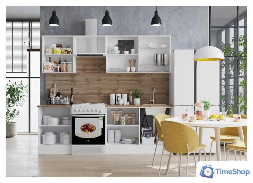 Готовая кухня Горизонт Paola 240 (белый) - Изображение №3 — Интернет-магазин Time-Shop