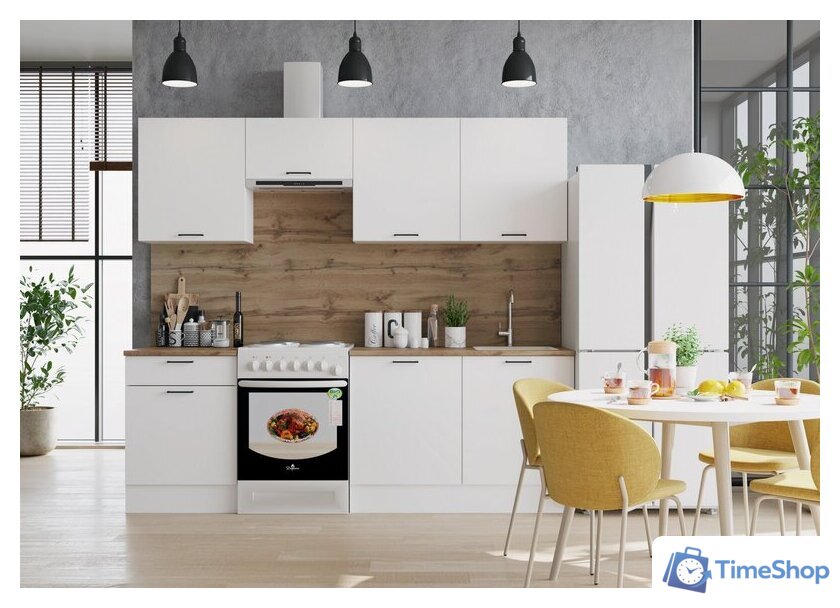 Готовая кухня Горизонт Paola 240 (белый) - Изображение №5 — Интернет-магазин Time-Shop