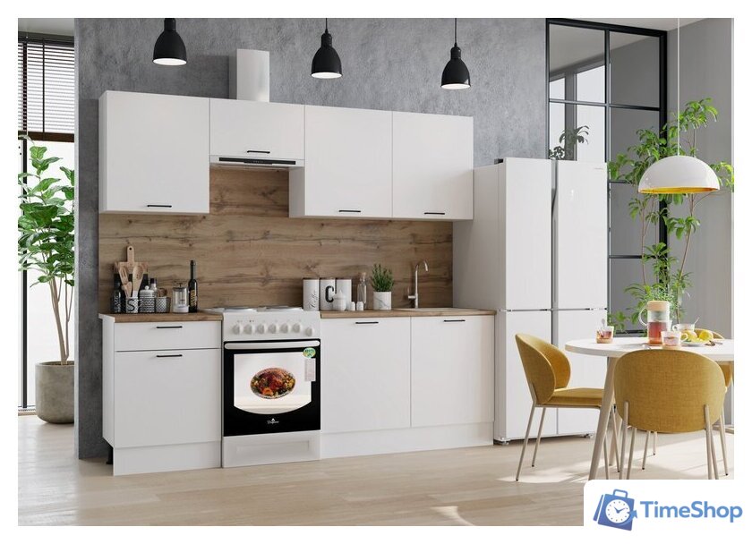 Готовая кухня Горизонт Paola 240 (белый) - Изображение №4 — Интернет-магазин Time-Shop