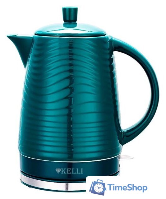 Электрический чайник KELLI KL-1809 (изумрудный) - Изображение №1 — Интернет-магазин Time-Shop