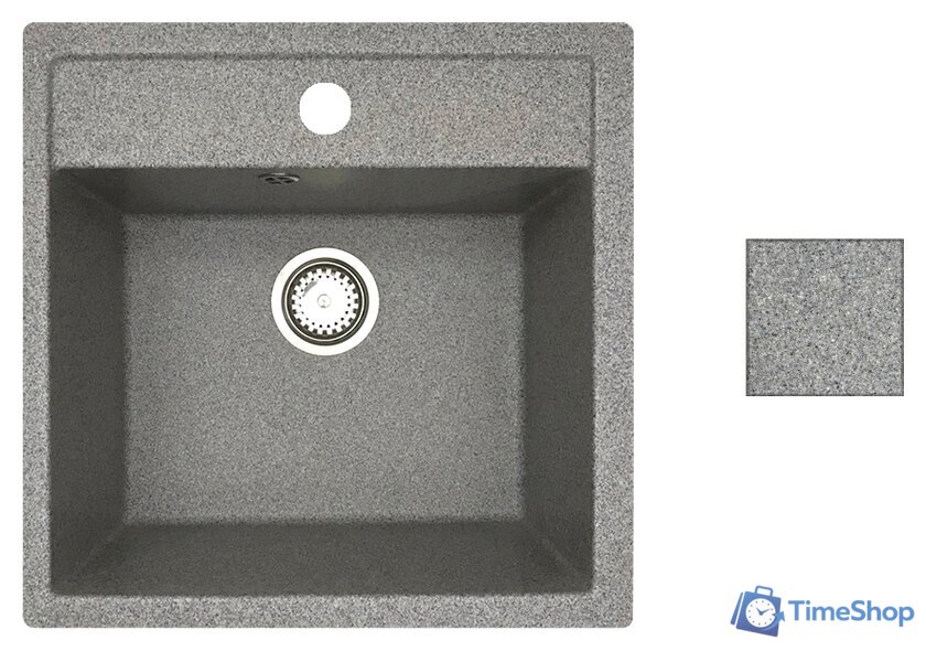Кухонная мойка БелЭворс Rio (серый, без сифона) - Изображение №1 — Интернет-магазин Time-Shop