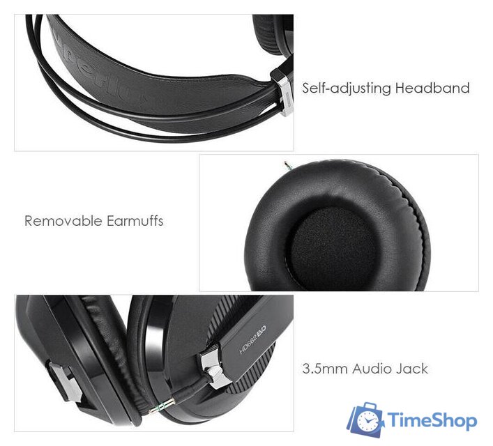 Наушники Superlux HD662 Evo (черный) - Изображение №8 — Интернет-магазин Time-Shop