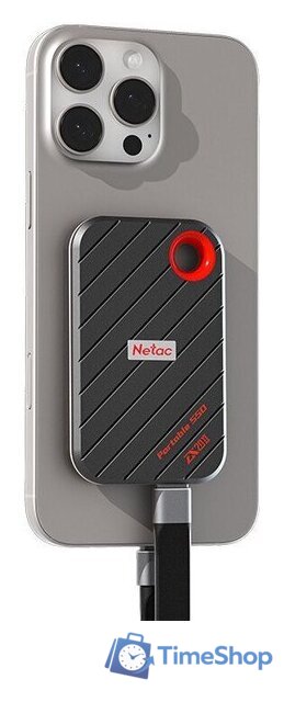 Внешний накопитель Netac ZX20II 1TB NT01ZX20II-1T0-32BK - Изображение №3 — Интернет-магазин Time-Shop