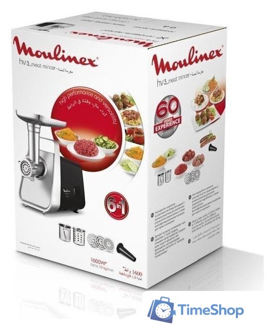 Мясорубка Moulinex HV3 ME306832 - Изображение №3 — Интернет-магазин Time-Shop