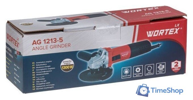 Угловая шлифмашина Wortex LX AG 1213-5 1335895 - Изображение №7 — Интернет-магазин Time-Shop