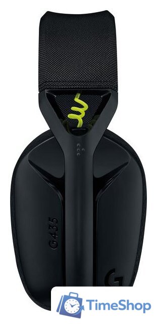 Наушники Logitech G435 Lightspeed (черный/неоновый желтый) - Изображение №3 — Интернет-магазин Time-Shop