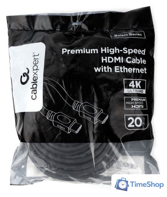 Кабель Cablexpert CC-HDMI4L-20M (20 м, черный) - Изображение №2 — Интернет-магазин Time-Shop