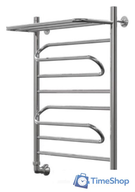 Полотенцесушитель Granula Браво 50x100 с полкой (нижнее подключение) - Изображение №1 — Интернет-магазин Time-Shop