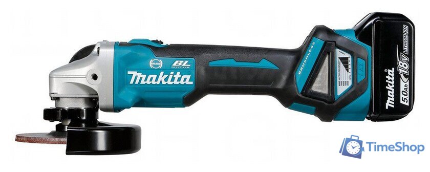 Угловая шлифмашина Makita DGA513RTJ (с 2-мя АКБ) - Изображение №2 — Интернет-магазин Time-Shop
