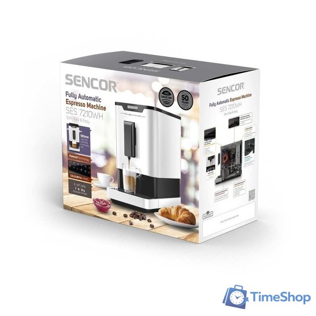 Кофемашина Sencor SES 7210WH - Изображение №18 — Интернет-магазин Time-Shop