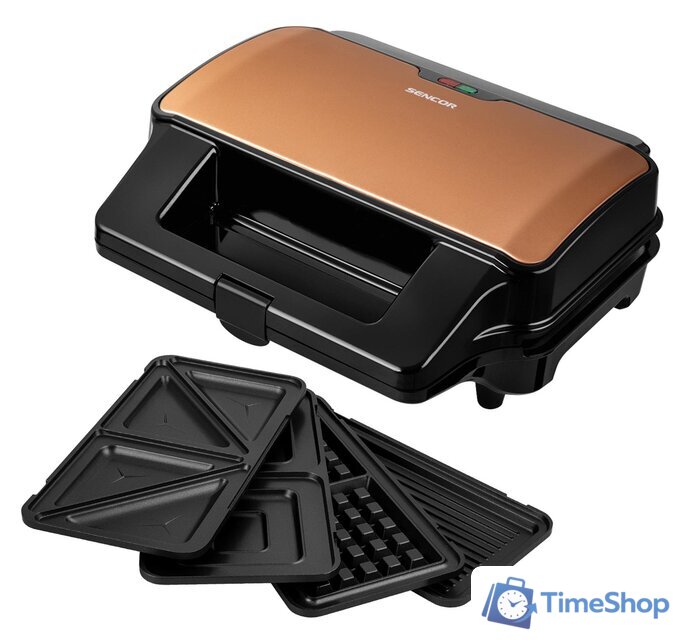 Многофункциональная сэндвичница Sencor SSM 9976GD - Изображение №1 — Интернет-магазин Time-Shop