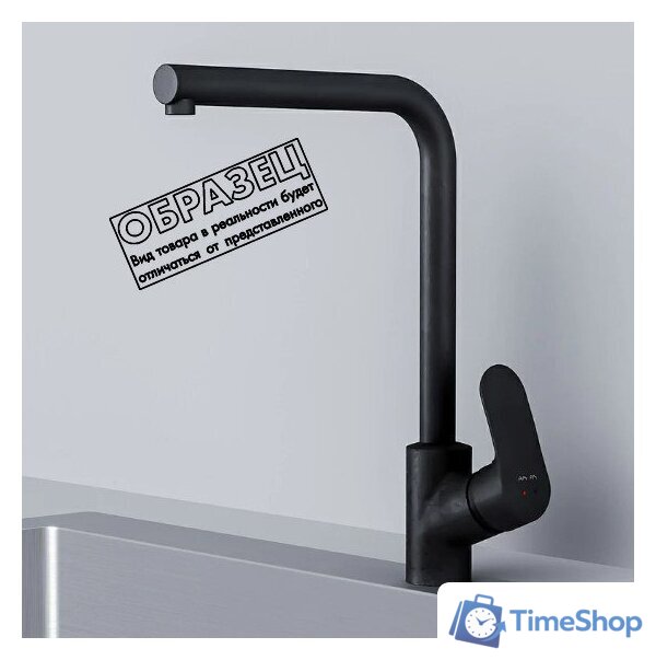 Кухонная мойка Berge BR-5750 + смеситель AM.PM Like Like F8005022 (черный) - Изображение №5 — Интернет-магазин Time-Shop