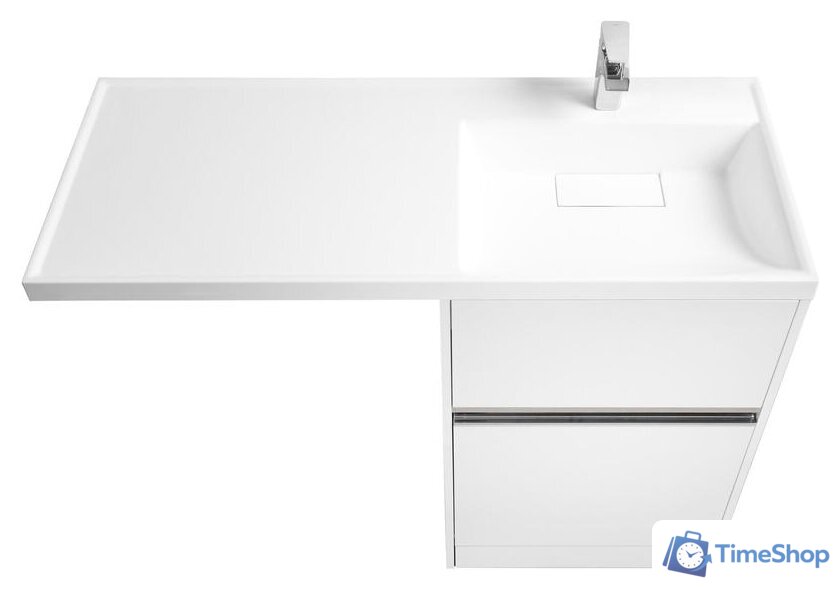  Акватон Тумба под умывальник Лондри 60 1A235901LH010 (белый) - Изображение №2 — Интернет-магазин Time-Shop