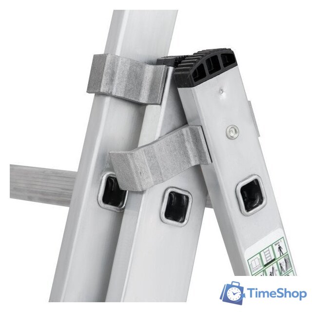 Лестница-стремянка Новая высота NV 123 алюминиевая трёхсекционная 3x8 ступеней - Изображение №12 — Интернет-магазин Time-Shop