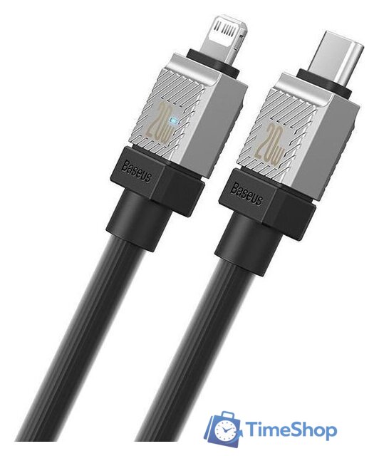 Кабель Baseus CoolPlay Series USB Type-C - Lightning (1 м, черный) - Изображение №2 — Интернет-магазин Time-Shop