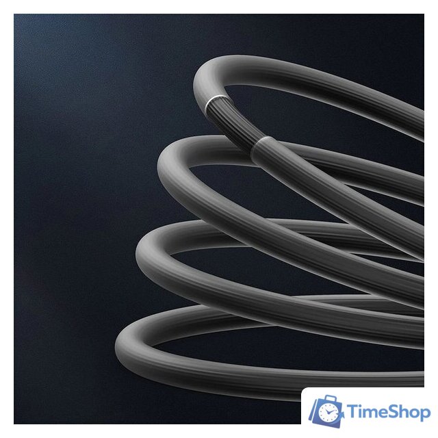 Кабель Baseus CoolPlay Series USB Type-C - Lightning (1 м, черный) - Изображение №4 — Интернет-магазин Time-Shop