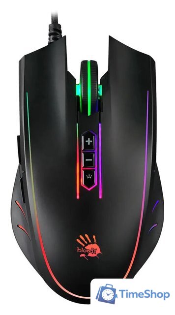 Игровая мышь A4Tech Bloody Q81 Curve (черный) - Изображение №1 — Интернет-магазин Time-Shop