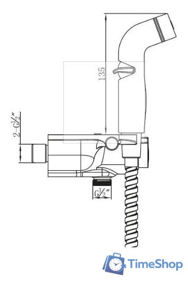 Гигиенический душ Lemark Solo LM7169CW - Изображение №2 — Интернет-магазин Time-Shop