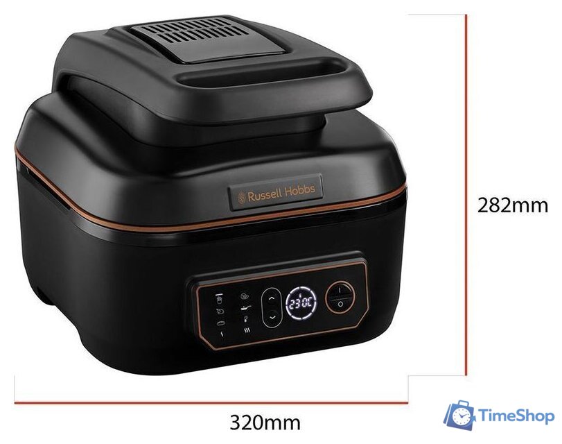 Аэрогриль (аэрофритюрница) Russell Hobbs Satisfry Air & Grill 26520-56 - Изображение №7 — Интернет-магазин Time-Shop