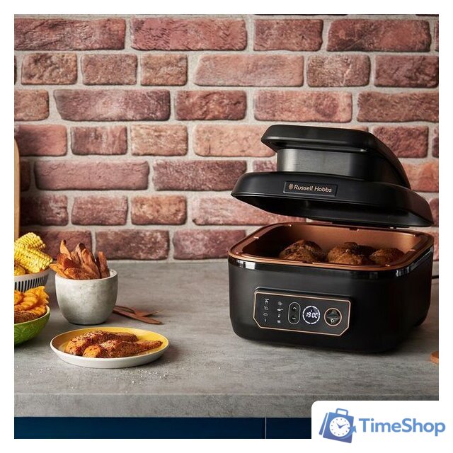 Аэрогриль (аэрофритюрница) Russell Hobbs Satisfry Air & Grill 26520-56 - Изображение №8 — Интернет-магазин Time-Shop