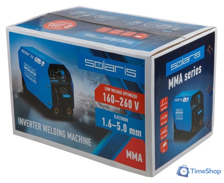 Сварочный инвертор Solaris MMA-250D - Изображение №7 — Интернет-магазин Time-Shop