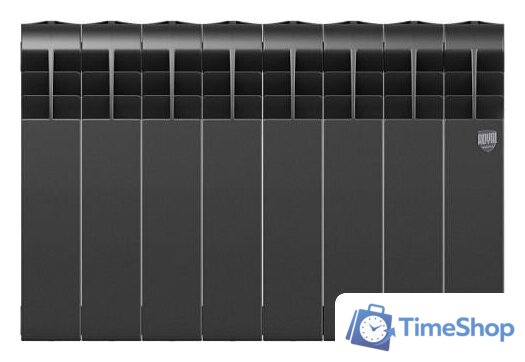 Биметаллический радиатор Royal Thermo BiLiner 350 Noir Sable (8 секций) - Изображение №2 — Интернет-магазин Time-Shop