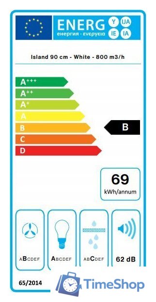 Кухонная вытяжка Falmec Plane Island 800/1280 м3/ч (черный) - Изображение №3 — Интернет-магазин Time-Shop